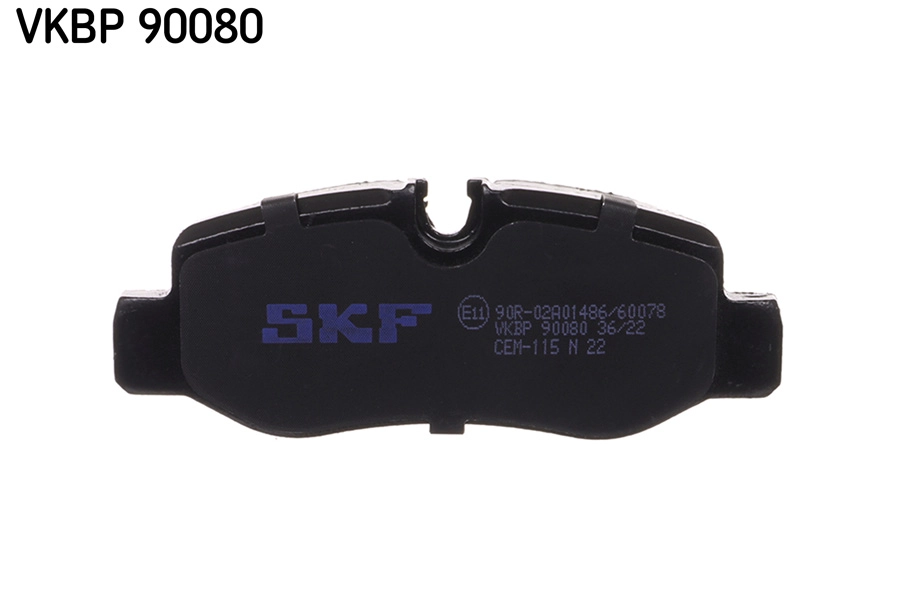 VKBP 90080 SKF Комплект тормозных колодок, дисковый тормоз (фото 4)