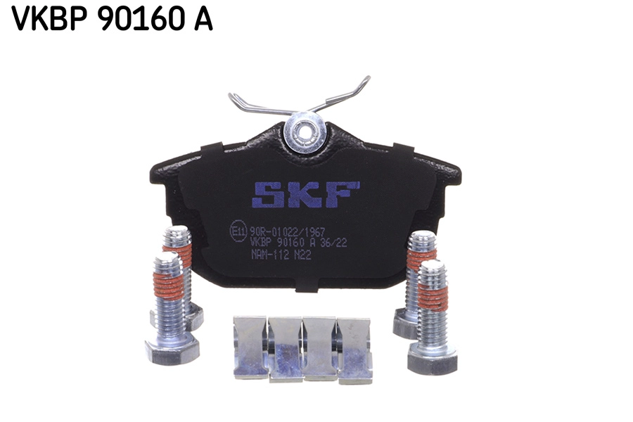 VKBP 90160 A SKF Комплект тормозных колодок, дисковый тормоз (фото 3)