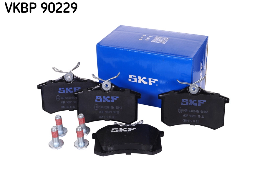VKBP 90229 SKF Комплект тормозных колодок, дисковый тормоз (фото 1)