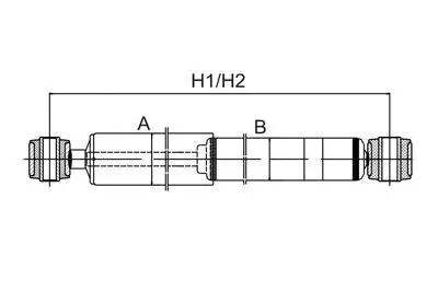 Z 1620G SCT GERMANY Амортизатор (фото 1)