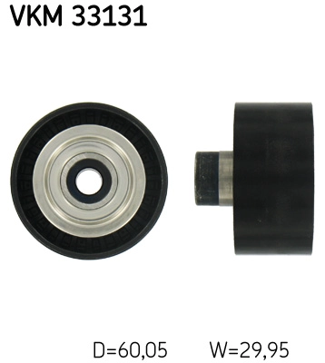VKM 33131 SKF Паразитный / ведущий ролик, поликлиновой ремень (фото 1)
