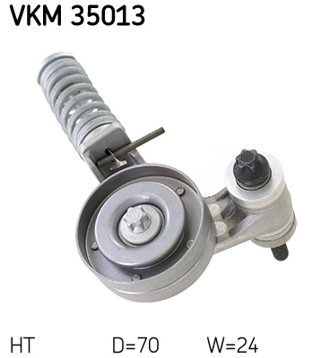 VKM 35013 SKF Натяжной ролик, поликлиновой ремень (фото 2)