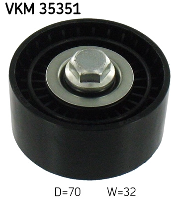 VKM 35351 SKF Паразитный / ведущий ролик, поликлиновой ремень (фото 2)