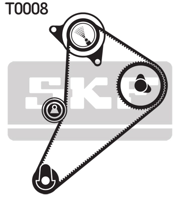 VKMA 04300 SKF Комплект ремня ГРМ (фото 3)