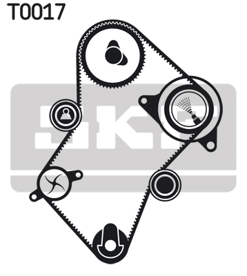 VKMC 03241 SKF Водяной насос + комплект зубчатого ремня (фото 3)