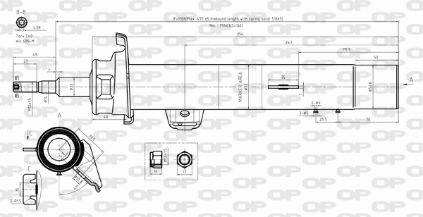 SAB8292.31 OPEN PARTS Амортизатор (фото 1)