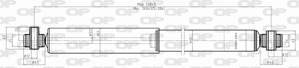 SAB8350.32 OPEN PARTS Амортизатор (фото 1)