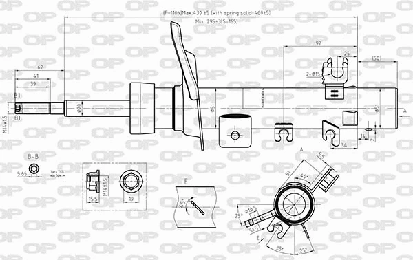 SAB8571.31 OPEN PARTS Амортизатор (фото 1)