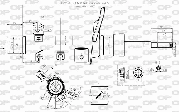 SAB8579.31 OPEN PARTS Амортизатор (фото 1)