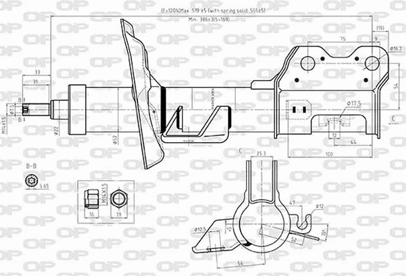 SAB8586.31 OPEN PARTS Амортизатор (фото 1)