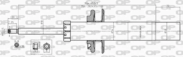 SAB8604.31 OPEN PARTS Амортизатор (фото 1)