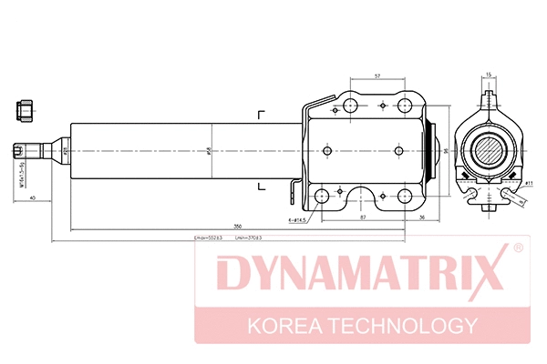 DSA335809 DYNAMATRIX Амортизатор (фото 1)