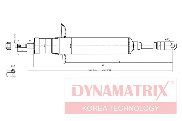 DSA341842 DYNAMATRIX Амортизатор (фото 1)
