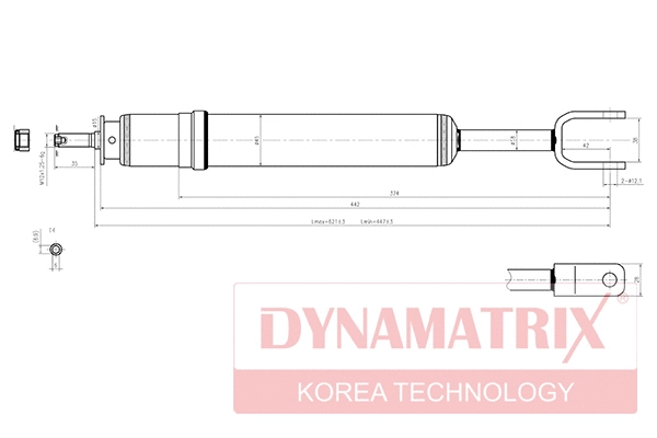 DSA341845 DYNAMATRIX Амортизатор (фото 1)