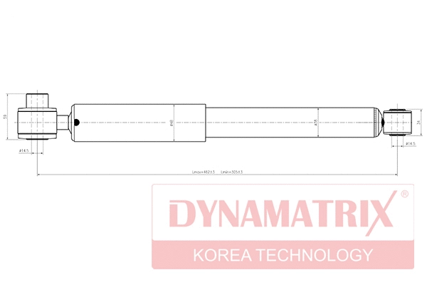 DSA551804 DYNAMATRIX Амортизатор (фото 1)