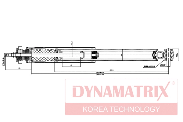 DSA553198 DYNAMATRIX Амортизатор (фото 1)