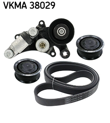 VKMA 38029 SKF Поликлиновой ременный комплект (фото 1)