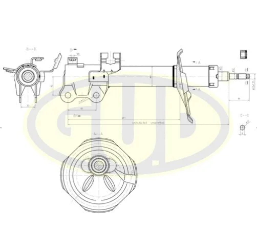 GSA333310 G.U.D Амортизатор (фото 1)