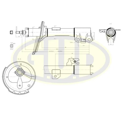 GSA334400 G.U.D Амортизатор (фото 1)