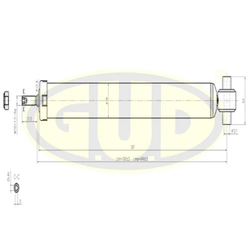 GSA343459 G.U.D Амортизатор (фото 1)