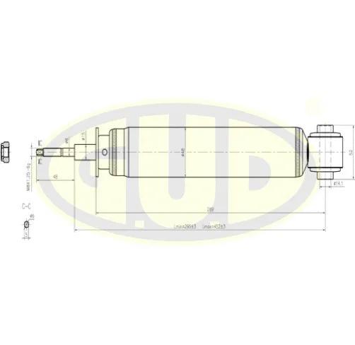 GSA349021 G.U.D Амортизатор (фото 1)