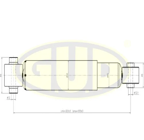 GSA349078 G.U.D Амортизатор (фото 1)
