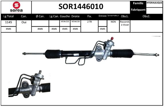 SOR1446010 SNRA Рулевой механизм (фото 1)