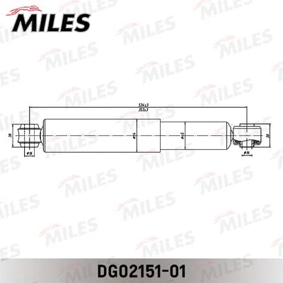 DG02151-01 MILES Амортизатор (фото 2)