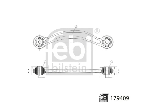 179409 FEBI Рычаг независимой подвески колеса, подвеска колеса (фото 3)