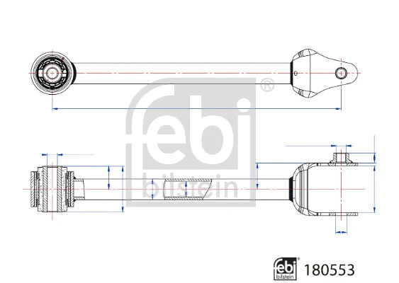180553 FEBI Рычаг независимой подвески колеса, подвеска колеса (фото 3)