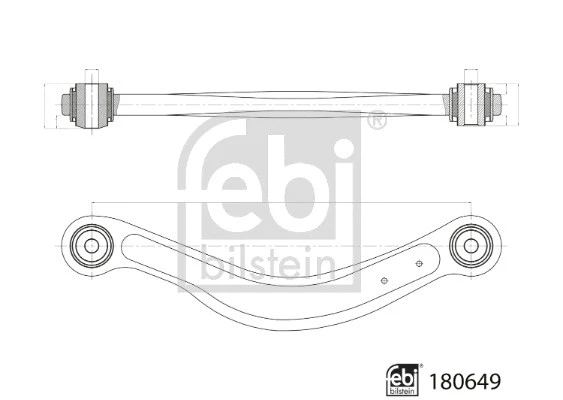 180649 FEBI Рычаг независимой подвески колеса, подвеска колеса (фото 1)