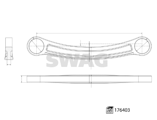 33 10 3518 SWAG Рычаг независимой подвески колеса, подвеска колеса (фото 3)