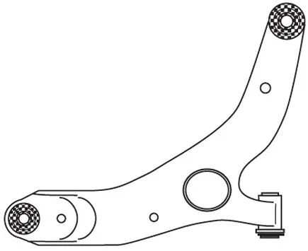 F3252 FRAP Рычаг независимой подвески колеса, подвеска колеса (фото 1)
