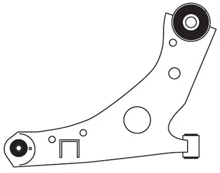 F3412 FRAP Рычаг независимой подвески колеса, подвеска колеса (фото 1)