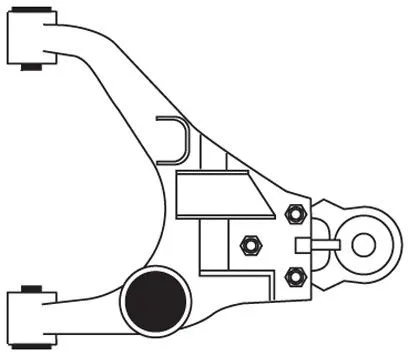 F3635 FRAP Рычаг независимой подвески колеса, подвеска колеса (фото 1)