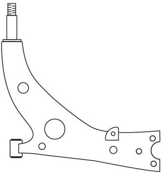 F3653 FRAP Рычаг независимой подвески колеса, подвеска колеса (фото 1)