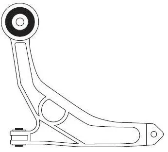 F4567 FRAP Рычаг независимой подвески колеса, подвеска колеса (фото 1)
