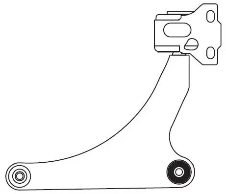 F4599 FRAP Рычаг независимой подвески колеса, подвеска колеса (фото 1)