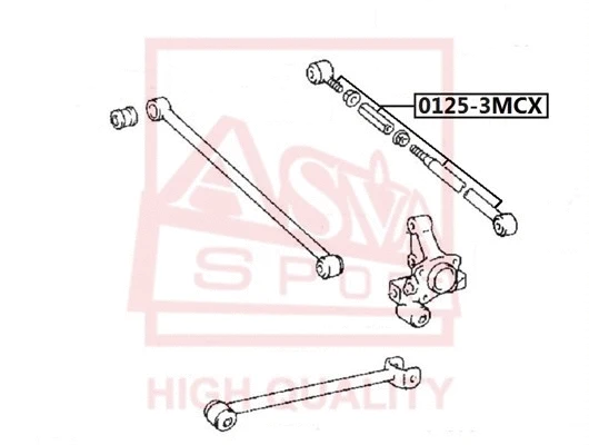 0125-3MCX ASVA Рычаг независимой подвески колеса, подвеска колеса (фото 1)