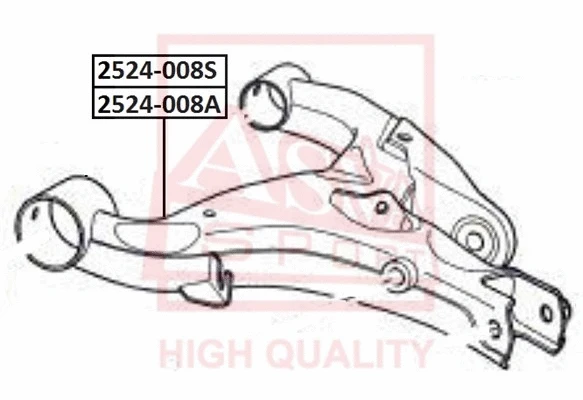 2524-008A ASVA Рычаг независимой подвески колеса, подвеска колеса (фото 1)