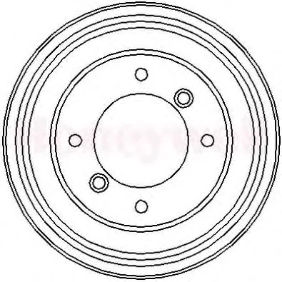 329046B BENDIX Тормозной барабан (фото 1)