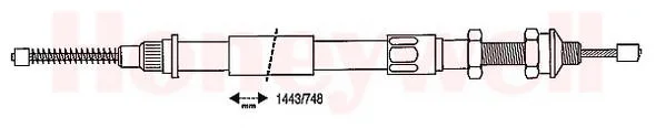 431056B BENDIX Трос (тросик) ручника (фото 1)