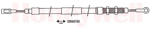 431131B BENDIX Трос (тросик) ручника (фото 1)