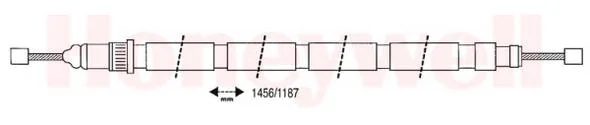 431244B BENDIX Трос (тросик) ручника (фото 1)