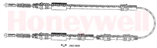 431300B BENDIX Трос (тросик) ручника (фото 1)