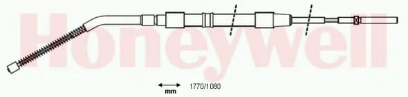 432010B BENDIX Трос (тросик) ручника (фото 1)
