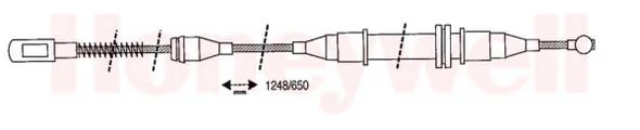432113B BENDIX Трос (тросик) ручника (фото 1)