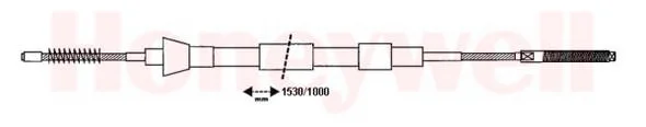 432706B BENDIX Трос (тросик) ручника (фото 1)