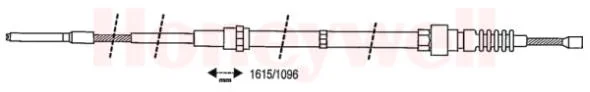 432840B BENDIX Трос (тросик) ручника (фото 1)