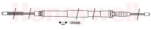 432849B BENDIX Трос (тросик) ручника (фото 1)